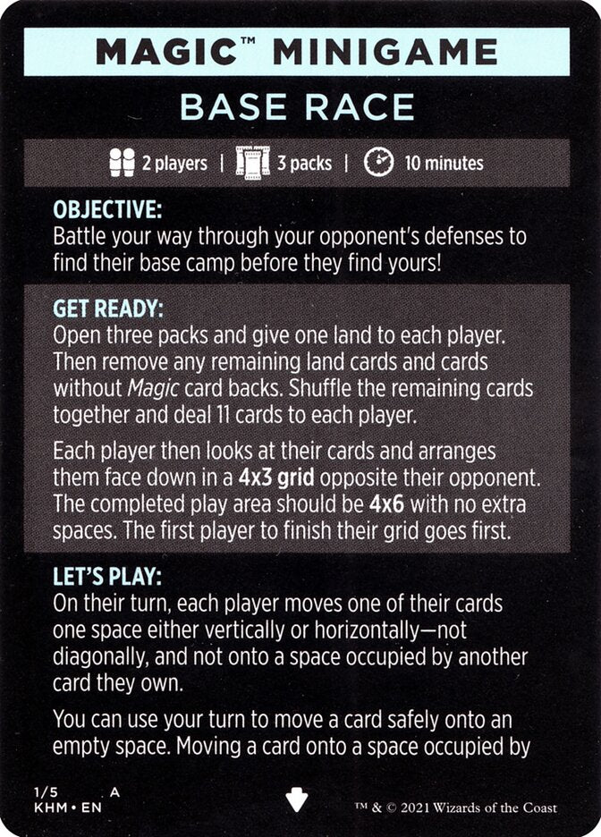 Base Race (Magic Minigame) [Kaldheim Minigame] - Magic: The Gathering - Card Brawlers | Quebec | Canada |