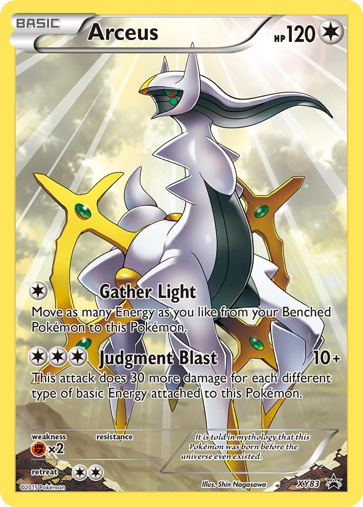 Arceus (XY83) [XY: Black Star Promos] - Pokémon - Card Brawlers | Quebec | Canada |