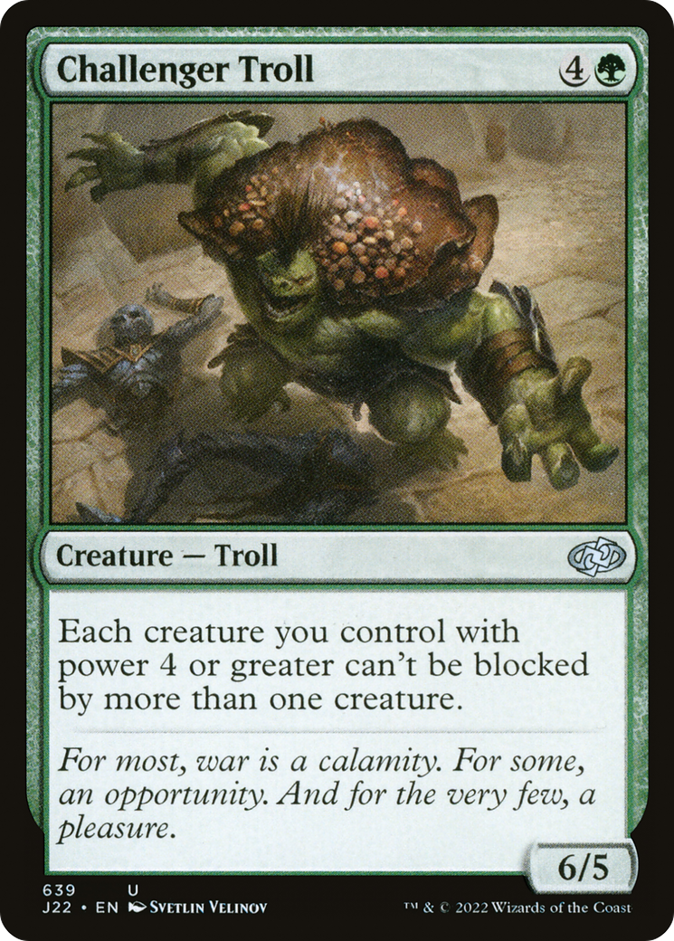 Challenger Troll [Jumpstart 2022] - Magic: The Gathering - Card Brawlers | Quebec | Canada |