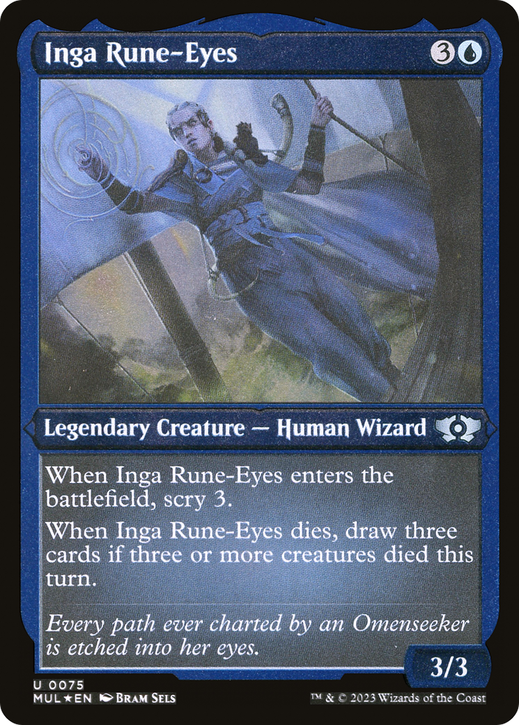 Inga Rune-Eyes (Foil Etched) [Multiverse Legends] - Magic: The Gathering - Card Brawlers | Quebec | Canada |