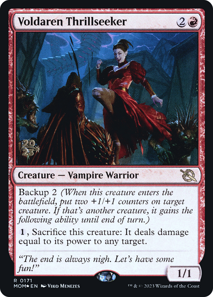 Voldaren Thrillseeker [March of the Machine Prerelease Promos] - Magic: The Gathering - Card Brawlers | Quebec | Canada |
