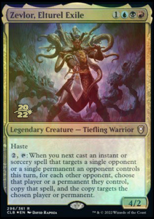 Zevlor, Elturel Exile [Commander Legends: Battle for Baldur's Gate Prerelease Promos] - Magic: The Gathering - Card Brawlers | Quebec | Canada |
