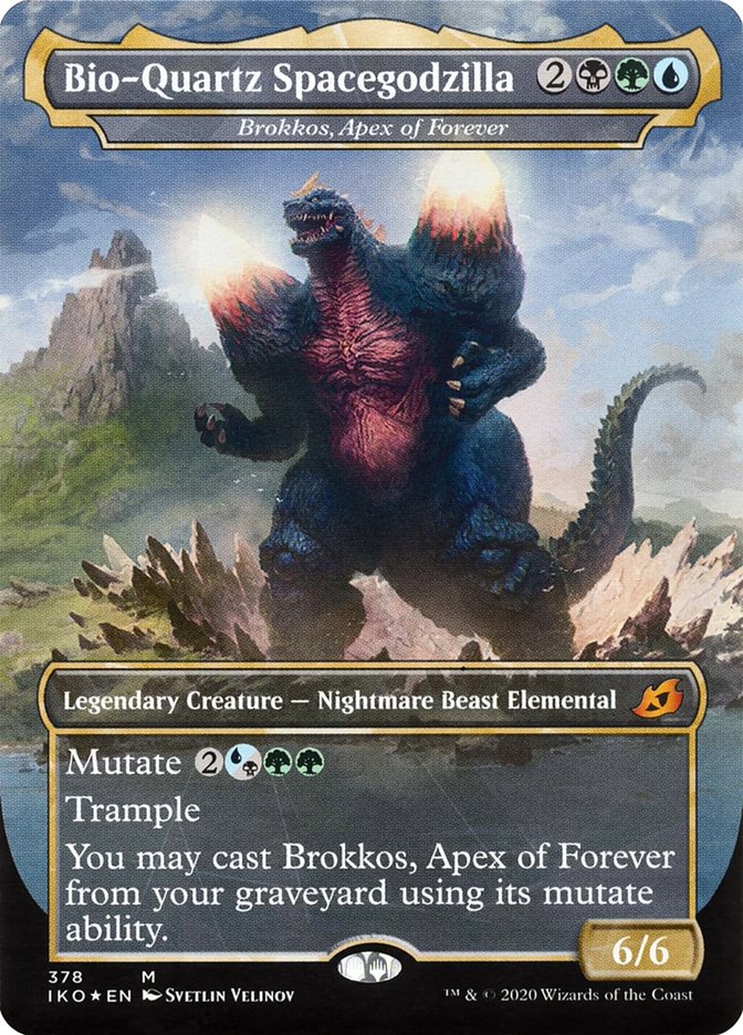 Brokkos, Apex of Forever - Bio-Quartz Spacegodzilla (Godzilla Series) [Ikoria: Lair of Behemoths] - Magic: The Gathering - Card Brawlers | Quebec | Canada |
