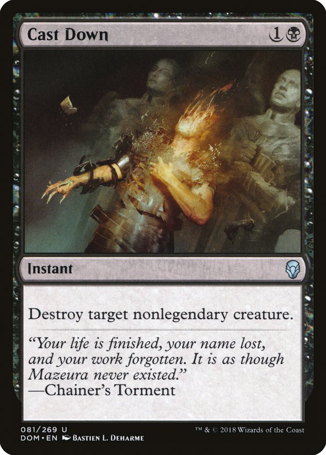 Cast Down [Dominaria] - Magic: The Gathering - Card Brawlers | Quebec | Canada |