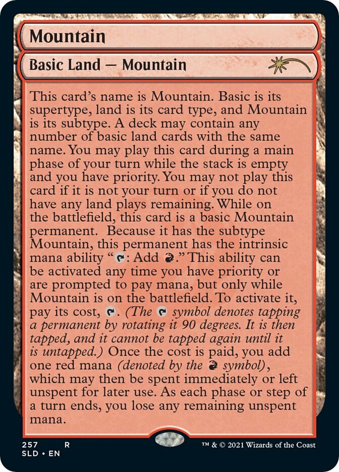 Mountain (257) [Secret Lair Drop Series] - Magic: The Gathering - Card Brawlers | Quebec | Canada |