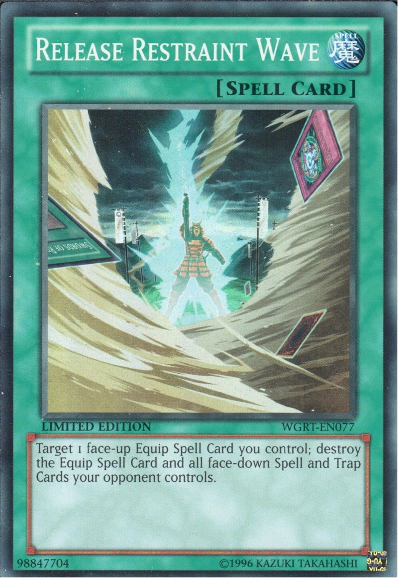 Release Restraint Wave [WGRT-EN077] Super Rare - Yu-Gi-Oh! - Card Brawlers | Quebec | Canada |