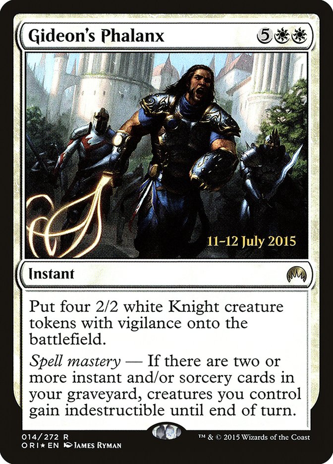 Gideon's Phalanx [Magic Origins Prerelease Promos] - Magic: The Gathering - Card Brawlers | Quebec | Canada |