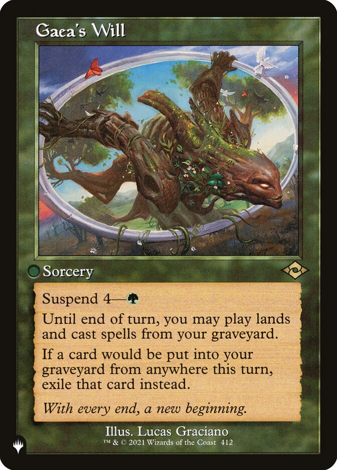 Gaea's Will [The List] - Magic: The Gathering - Card Brawlers | Quebec | Canada |