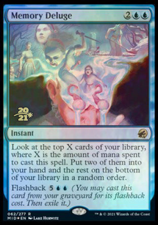 Memory Deluge [Innistrad: Midnight Hunt Prerelease Promos] - Magic: The Gathering - Card Brawlers | Quebec | Canada |