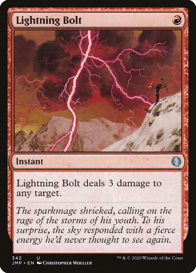 Lightning Bolt [Jumpstart] - Magic: The Gathering - Card Brawlers | Quebec | Canada |
