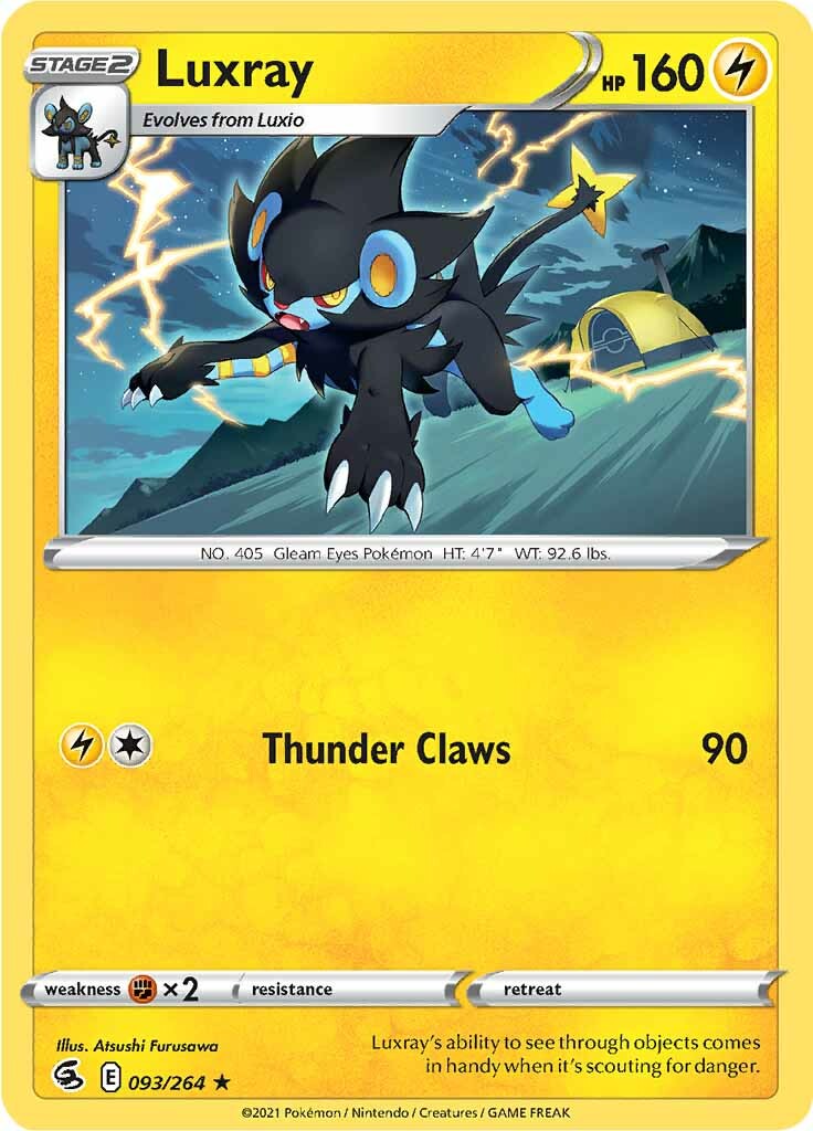 Luxray (093/264) [Sword & Shield: Fusion Strike] - Pokémon - Card Brawlers | Quebec | Canada |