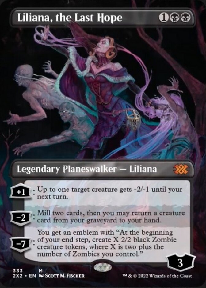 Liliana, the Last Hope (Borderless) [Double Masters 2022] - Magic: The Gathering - Card Brawlers | Quebec | Canada |