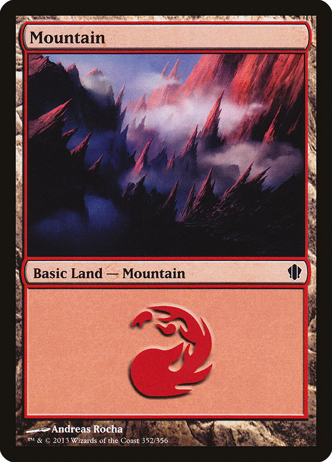Mountain (352) [Commander 2013] - Magic: The Gathering - Card Brawlers | Quebec | Canada |