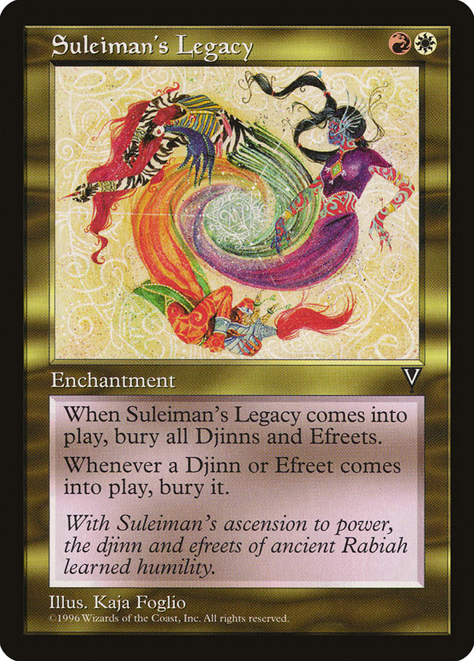 Suleiman's Legacy [Visions] - Magic: The Gathering - Card Brawlers | Quebec | Canada |