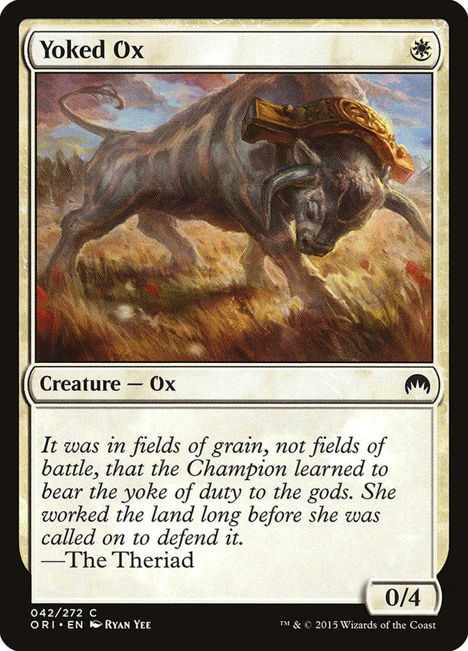 Yoked Ox [Magic Origins] - Magic: The Gathering - Card Brawlers | Quebec | Canada |