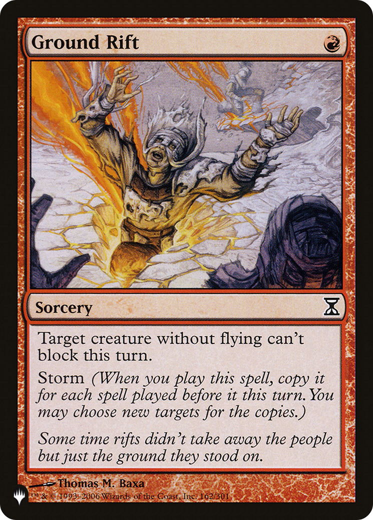 Ground Rift [The List] - Magic: The Gathering - Card Brawlers | Quebec | Canada |
