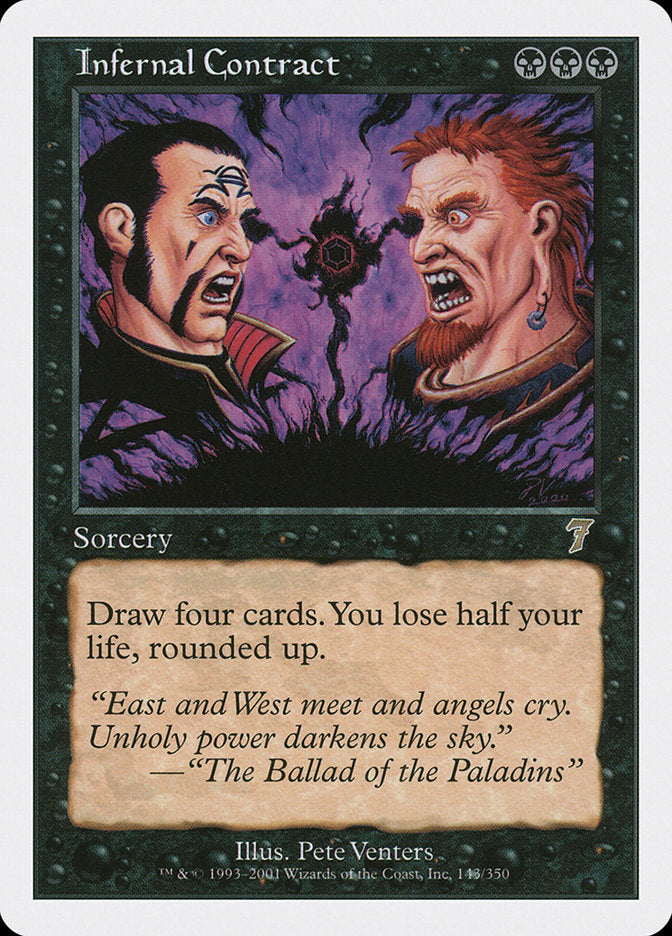 Infernal Contract [Seventh Edition] - Magic: The Gathering - Card Brawlers | Quebec | Canada |