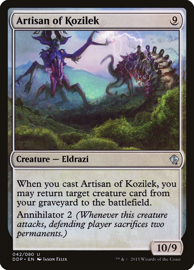 Artisan of Kozilek [Duel Decks: Zendikar vs. Eldrazi] - Magic: The Gathering - Card Brawlers | Quebec | Canada |