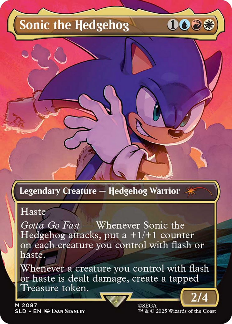 Sonic the Hedgehog (Rainbow Foil) [Secret Lair Drop Series] - Magic: The Gathering - Card Brawlers | Quebec | Canada |