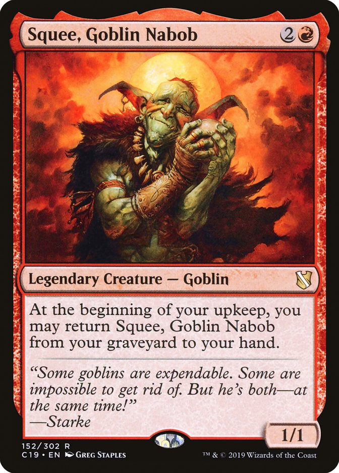 Squee, Goblin Nabob [Commander 2019] - Magic: The Gathering - Card Brawlers | Quebec | Canada |