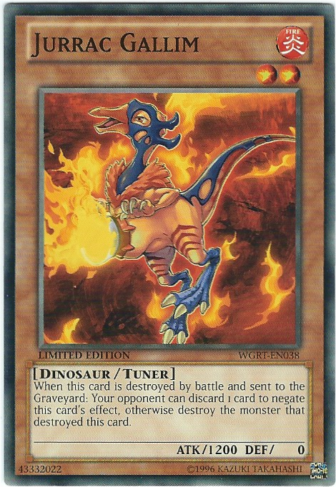 Jurrac Gallim [WGRT-EN038] Common - Yu-Gi-Oh! - Card Brawlers | Quebec | Canada |