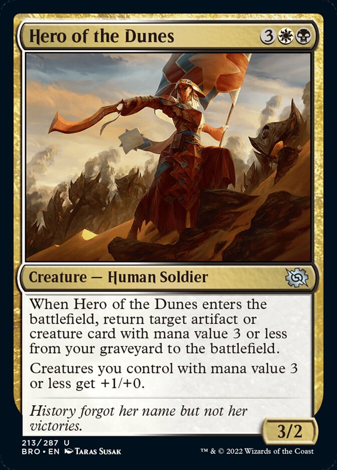 Hero of the Dunes [The Brothers' War] - Magic: The Gathering - Card Brawlers | Quebec | Canada |
