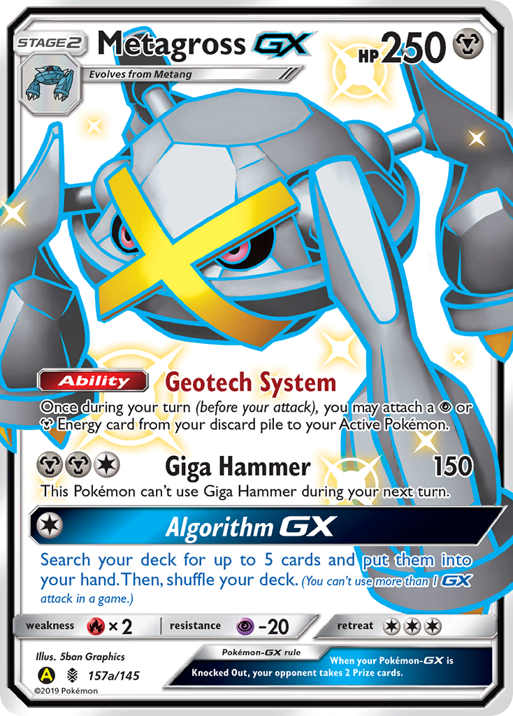 Metagross GX (157a/145) [Alternate Art Promos] - Pokémon - Card Brawlers | Quebec | Canada |