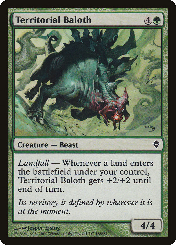Territorial Baloth [Zendikar] - Magic: The Gathering - Card Brawlers | Quebec | Canada |