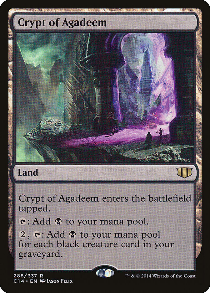 Crypt of Agadeem [Commander 2014] - Magic: The Gathering - Card Brawlers | Quebec | Canada |