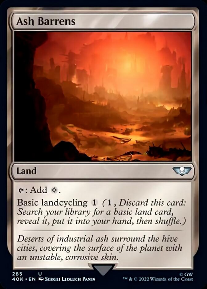 Ash Barrens [Warhammer 40,000] - Magic: The Gathering - Card Brawlers | Quebec | Canada |