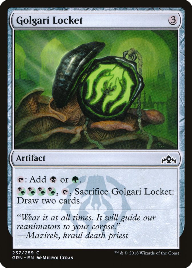 Golgari Locket [Guilds of Ravnica] - Magic: The Gathering - Card Brawlers | Quebec | Canada |