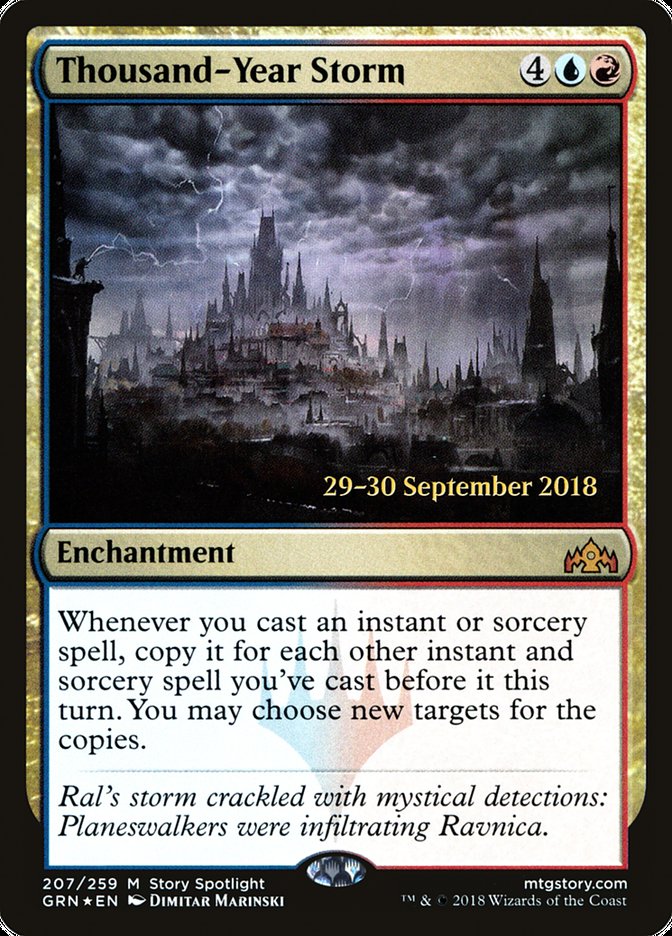 Thousand-Year Storm [Guilds of Ravnica Prerelease Promos] - Magic: The Gathering - Card Brawlers | Quebec | Canada |