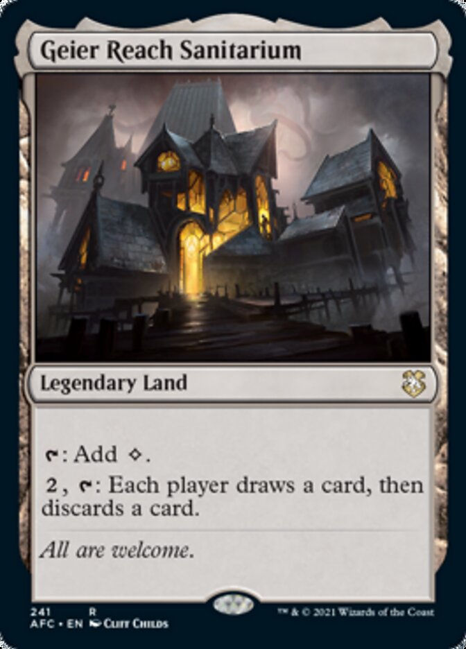 Geier Reach Sanitarium [Dungeons & Dragons: Adventures in the Forgotten Realms Commander] - Magic: The Gathering - Card Brawlers | Quebec | Canada |