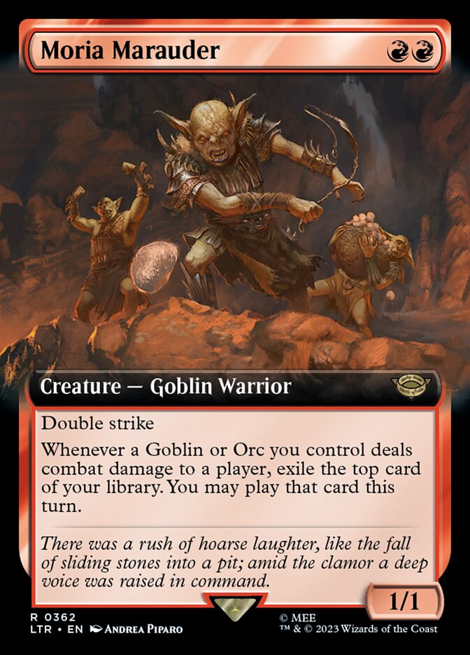 Moria Marauder (Extended Art) [The Lord of the Rings: Tales of Middle-Earth] - Magic: The Gathering - Card Brawlers | Quebec | Canada |