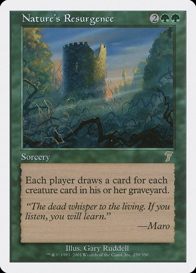 Nature's Resurgence [Seventh Edition] - Magic: The Gathering - Card Brawlers | Quebec | Canada |