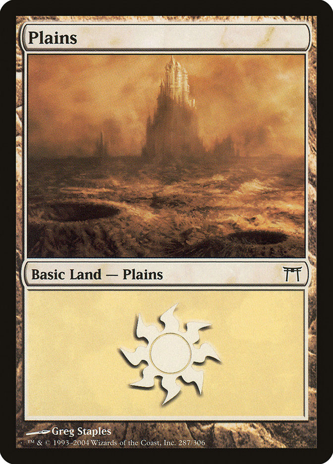 Plains (287) [Champions of Kamigawa] - Magic: The Gathering - Card Brawlers | Quebec | Canada |