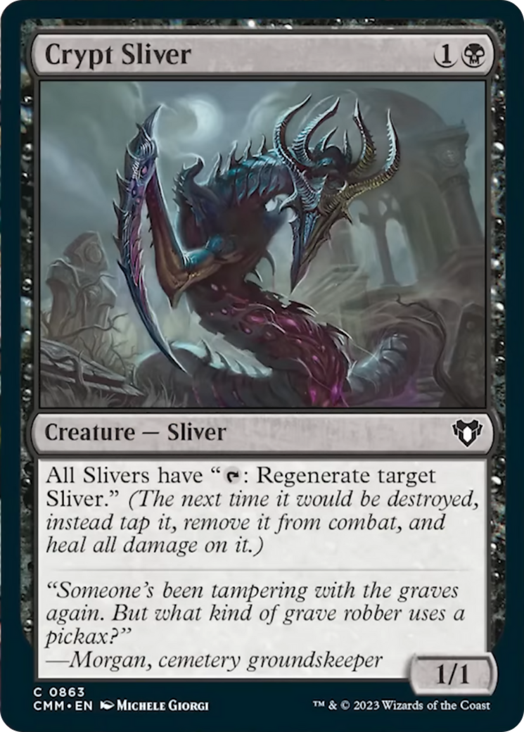 Crypt Sliver [Commander Masters] - Magic: The Gathering - Card Brawlers | Quebec | Canada |