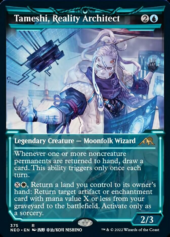 Tameshi, Reality Architect (Showcase Soft Glow) [Kamigawa: Neon Dynasty] - Magic: The Gathering - Card Brawlers | Quebec | Canada |