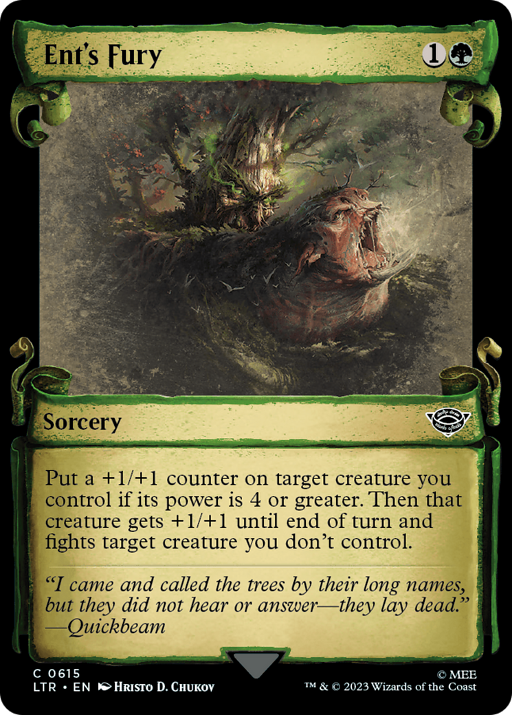 Ent's Fury [The Lord of the Rings: Tales of Middle-Earth Showcase Scrolls] - Magic: The Gathering - Card Brawlers | Quebec | Canada |