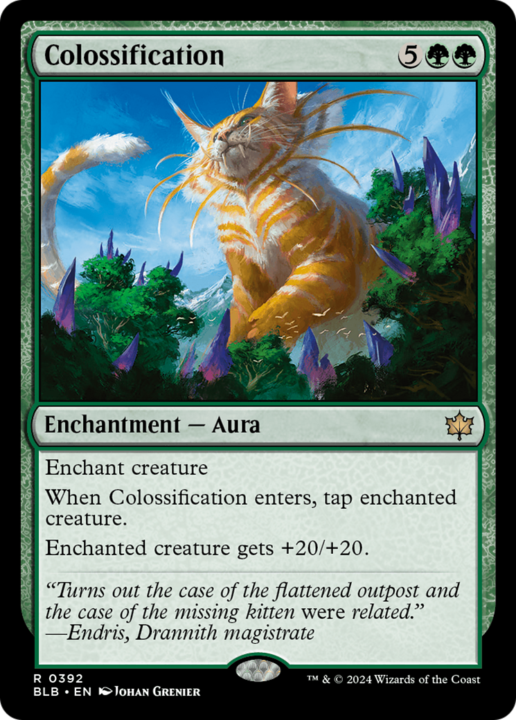 Colossification [Bloomburrow] - Magic: The Gathering - Card Brawlers | Quebec | Canada |