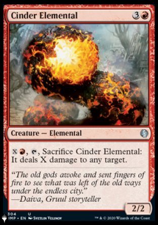 Cinder Elemental [The List] - Magic: The Gathering - Card Brawlers | Quebec | Canada |