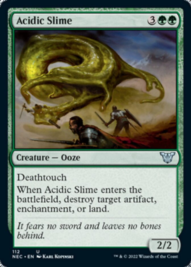 Acidic Slime [Kamigawa: Neon Dynasty Commander] - Magic: The Gathering - Card Brawlers | Quebec | Canada |
