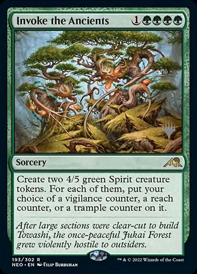 Invoke the Ancients (Promo Pack) [Kamigawa: Neon Dynasty Promos] - Magic: The Gathering - Card Brawlers | Quebec | Canada |