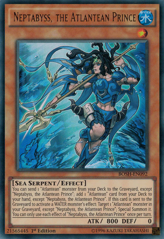 Neptabyss, the Atlantean Prince [BOSH-EN092] Ultra Rare - Yu-Gi-Oh! - Card Brawlers | Quebec | Canada |