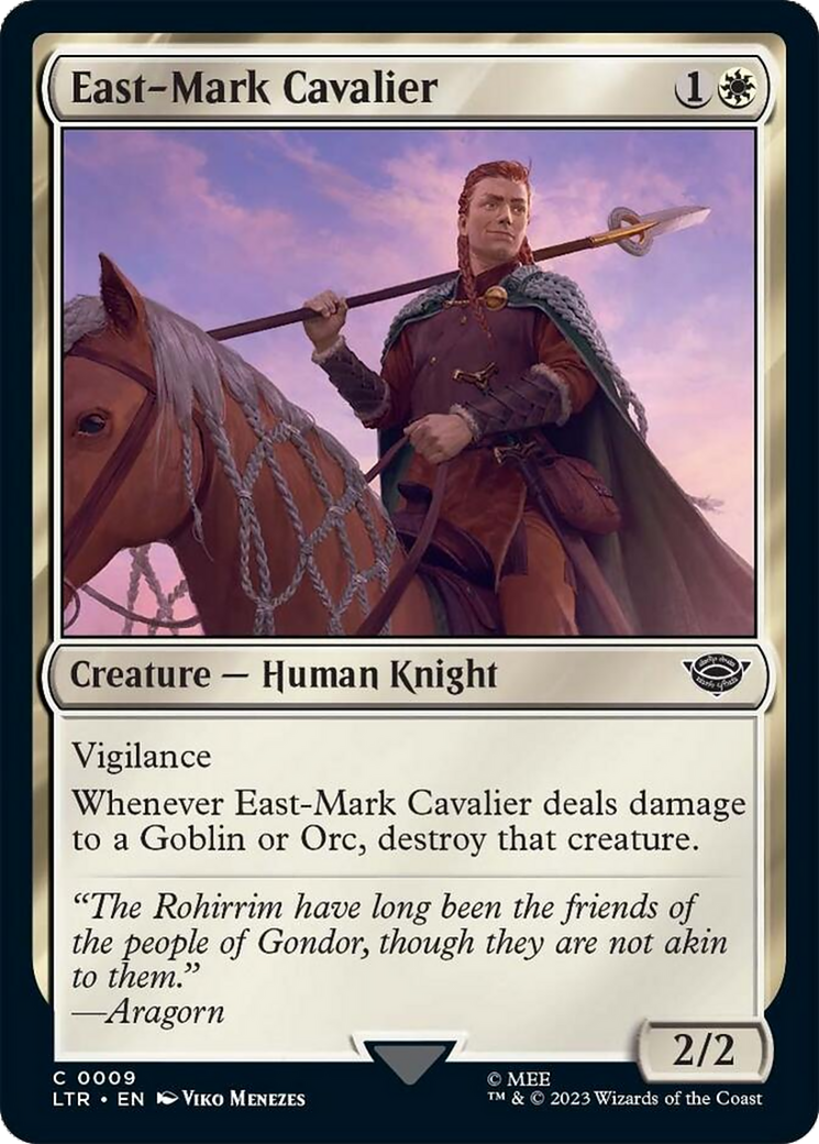East-Mark Cavalier [The Lord of the Rings: Tales of Middle-Earth] - Magic: The Gathering - Card Brawlers | Quebec | Canada |
