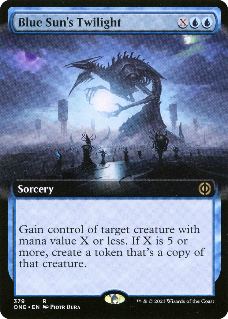 Blue Sun's Twilight (Extended Art) [Phyrexia: All Will Be One] - Magic: The Gathering - Card Brawlers | Quebec | Canada |