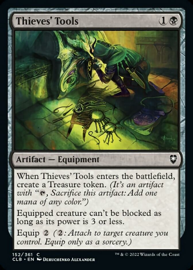 Thieves' Tools [Commander Legends: Battle for Baldur's Gate] - Magic: The Gathering - Card Brawlers | Quebec | Canada |