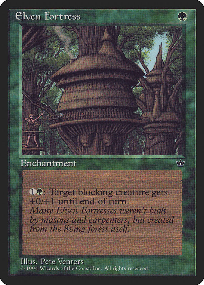 Elven Fortress (Pete Venters) [Fallen Empires] - Magic: The Gathering - Card Brawlers | Quebec | Canada |
