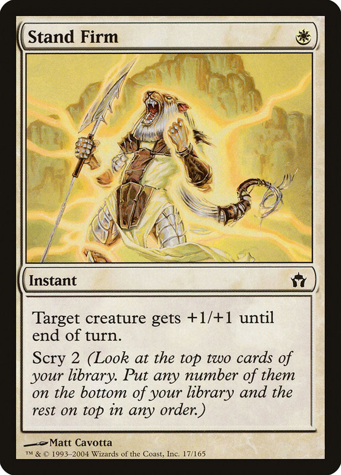 Stand Firm [Fifth Dawn] - Magic: The Gathering - Card Brawlers | Quebec | Canada |