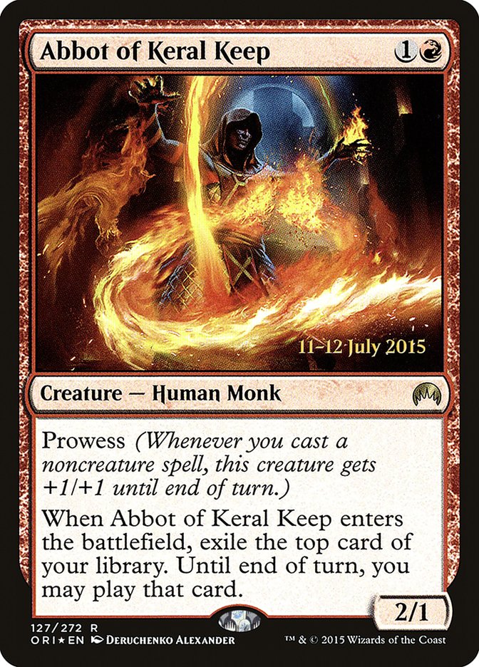 Abbot of Keral Keep [Magic Origins Prerelease Promos] - Magic: The Gathering - Card Brawlers | Quebec | Canada |